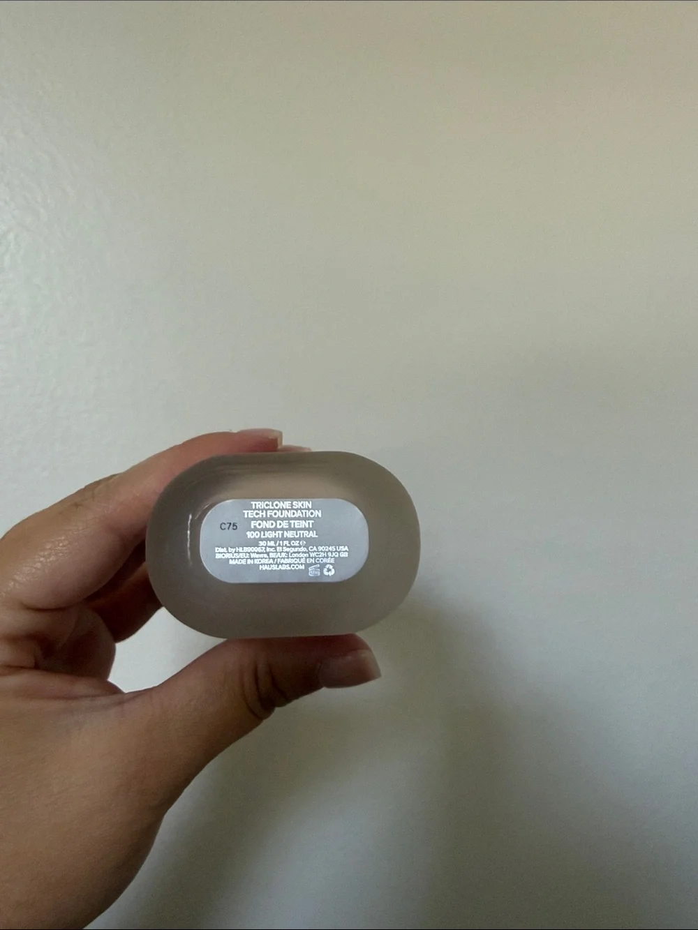 Haus Labs By Lady Gaga Foundation Box in Light Beige and Pale Gray